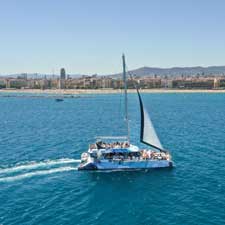ecological catamaran in Barcelona